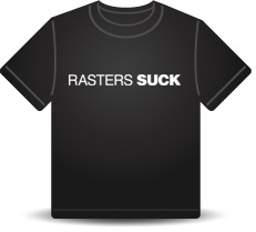 Rasters Suck T-Shirt