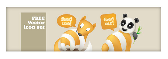 Feed Me Animals: A Free RSS Feed Icon Set