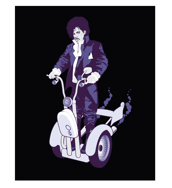 Prince On a Magical Segway Ride