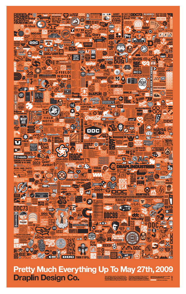 The “Pretty Much Everything Poster” by Aaron Draplin