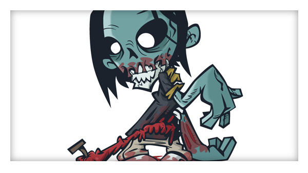 How to Create a Stinking Zombie Flesh-Eater in Illustrator