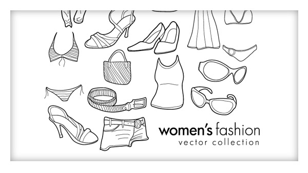 Free Vector Doodles - Women’s Clothing & Fashion