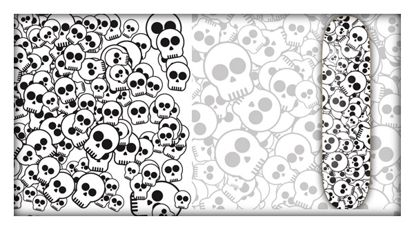 How to Design a Skate Deck with a Cool Skull Pattern