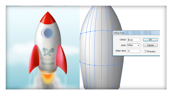 Create An Awesome Space Rocket Avatar in Illustrator