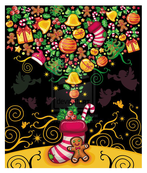 Christmas greeting card by d-i-a-n-k-a