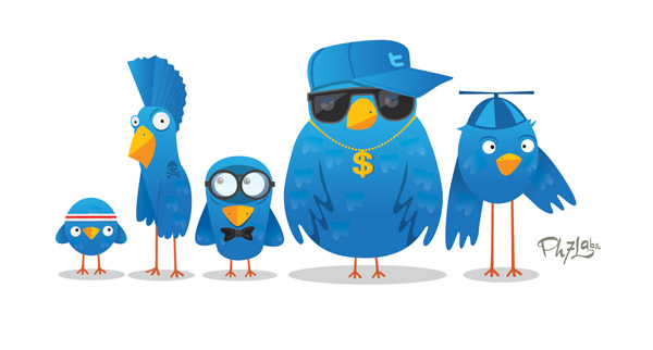 The Twitter Gang by Camilo Bejarano