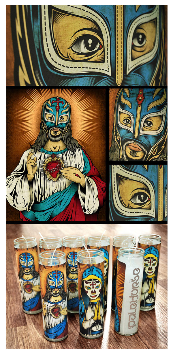 Our Lady of Lucha Libre by Pale Horse
