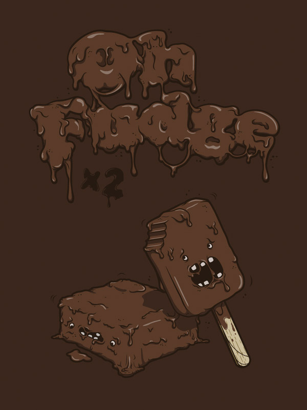 Oh Fudge...t-shirt by Nathan Walker