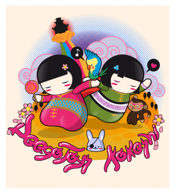 Deego Toys promo illustration by TokyoCandies