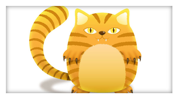 Create a Tiger Striped Cat with Illustrator