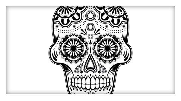 How To Create a Detailed Vector Sugar Skull Illustration