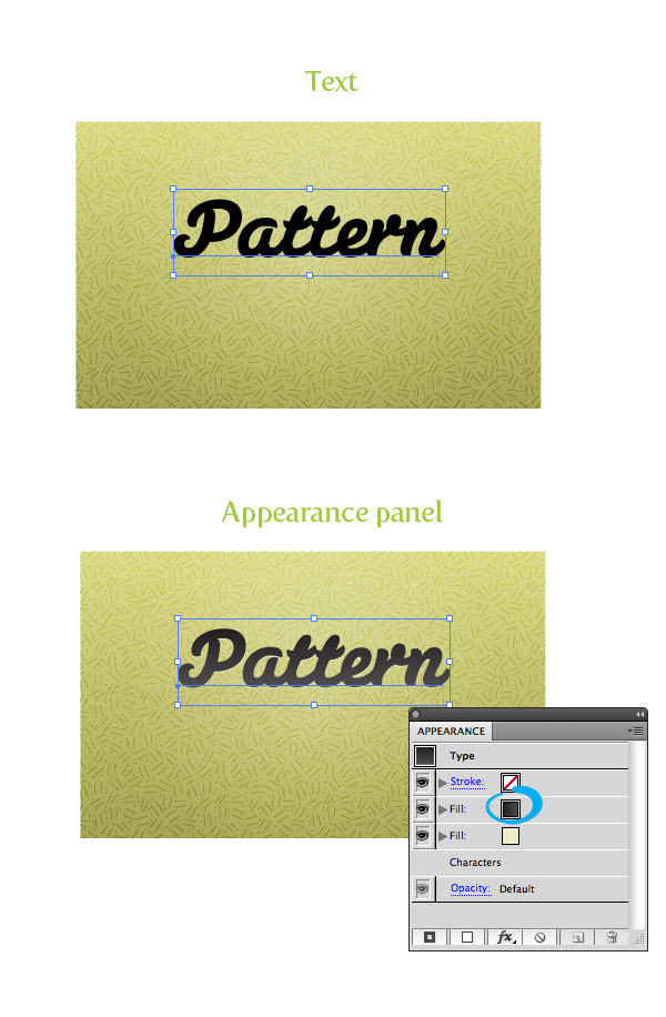Pattern Fill Texture Step 4