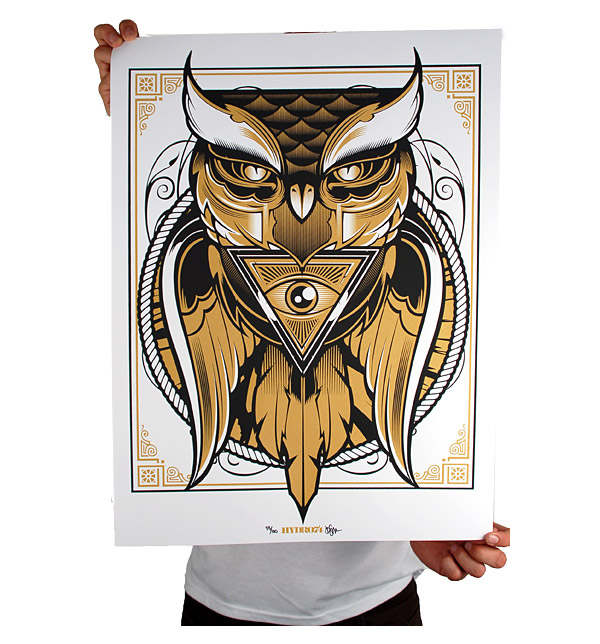 The Golden Owl by Hydro 74