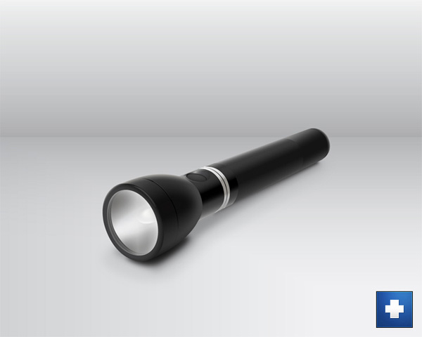 Realistic Vector Flashlight Illustration Submitted by Marius