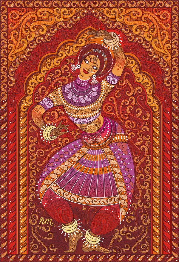 Magic of the Indian dance by Prokofyeva Tatsyana