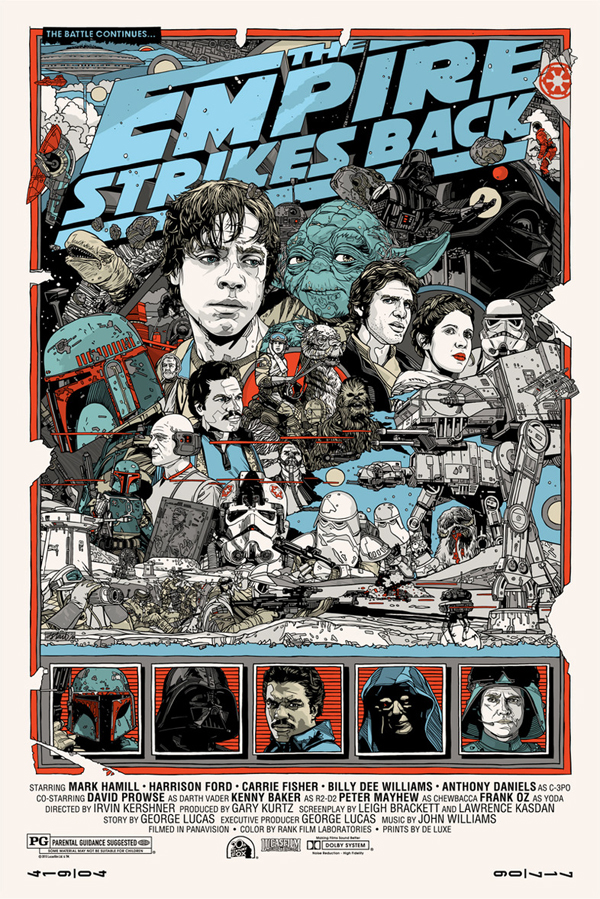 Star Wars Posters by Tyler Stout