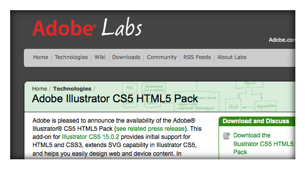 Illustrator CS5 HTML5 Pack