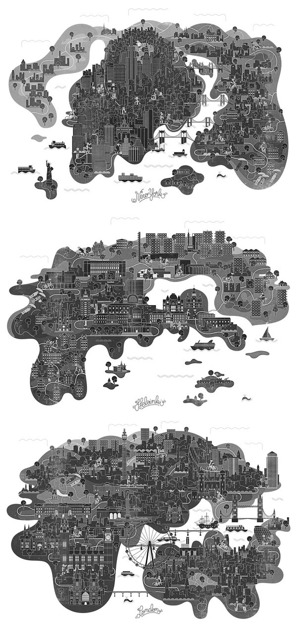 Cities by Vesa Sammalisto