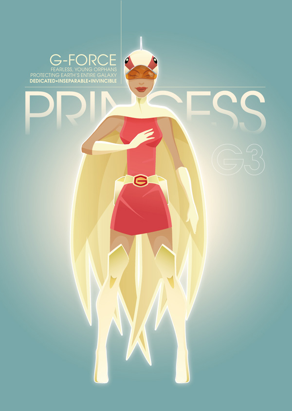 Princess G-Force by Hand Drawn Creative