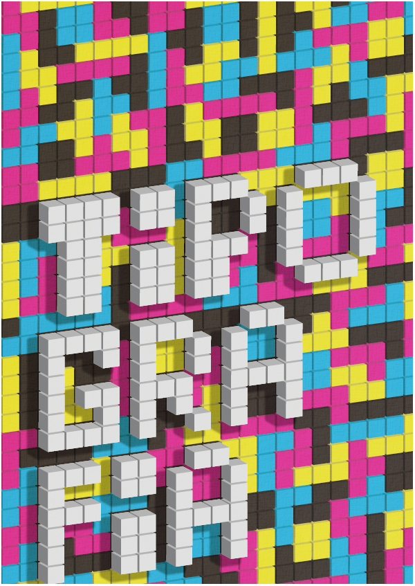 Tetris Typography by Tiago Augusto da Silva