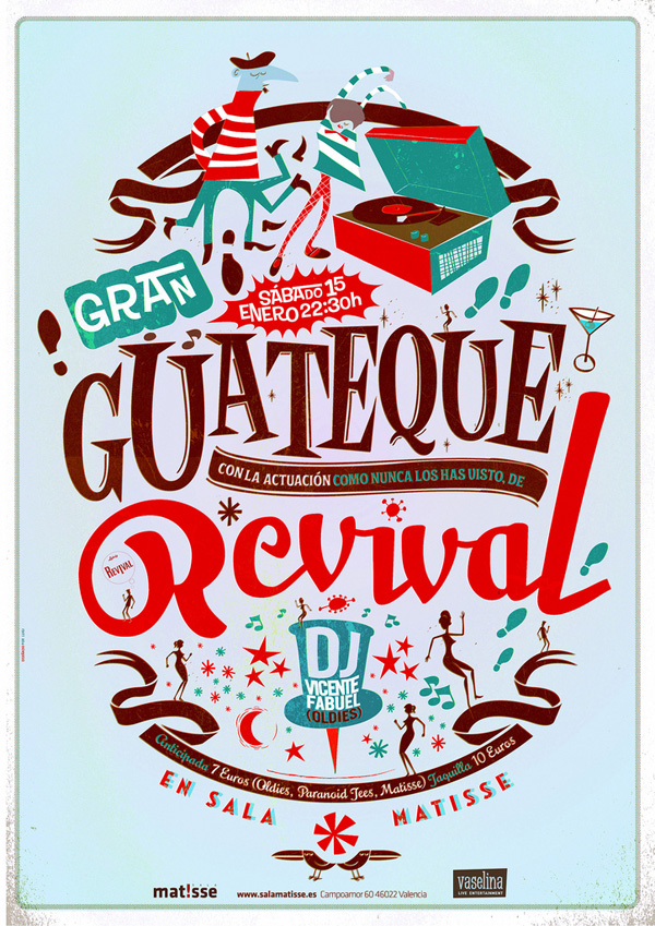 Güateque poster by L.E.GRÁFICO