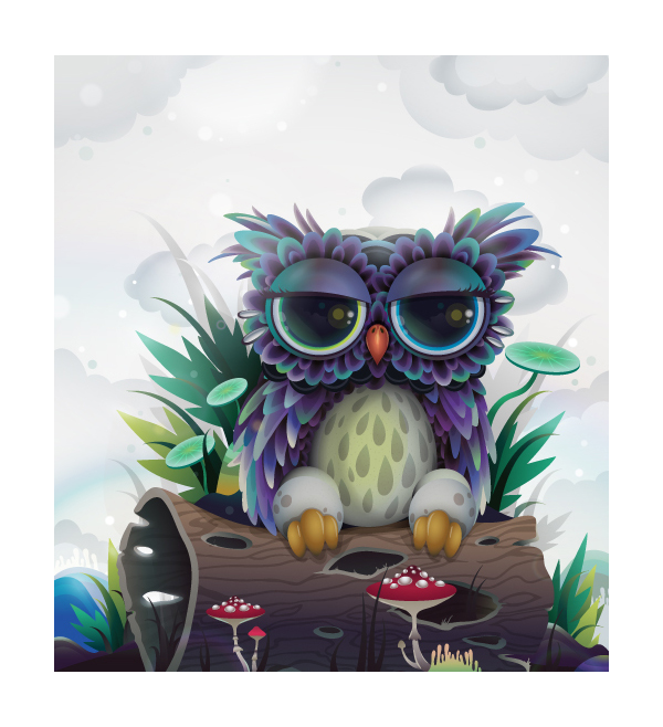 Owl character for CA Projects by zutto