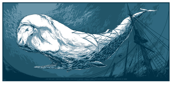 “Required Reading” Second Reveal: Ken Taylor’s Moby Dick Poster