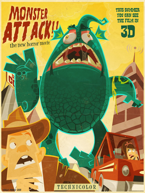 Monster attack by Diedidac