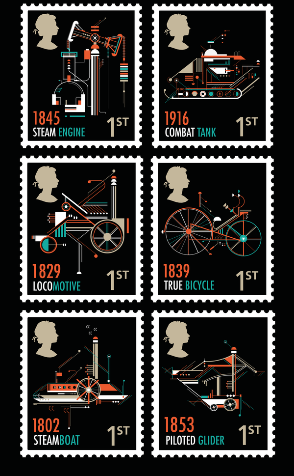 RSA Stamps by Petros Afshar