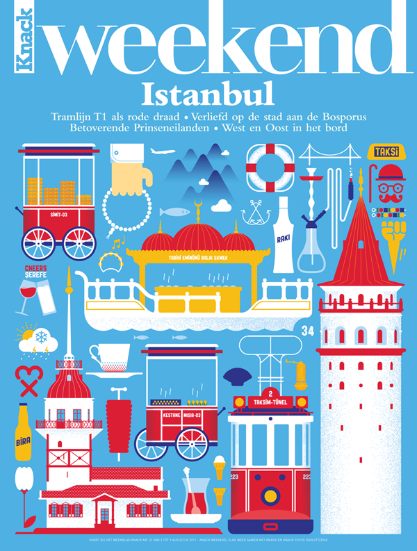 Knack Weekend - Istanbul Cover by tamer koseli