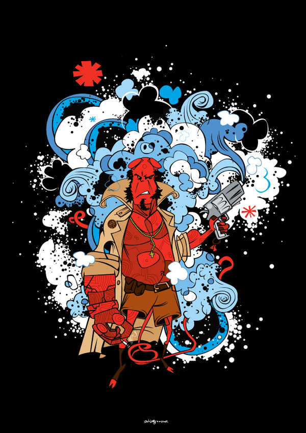 Hellboy by Quillograma