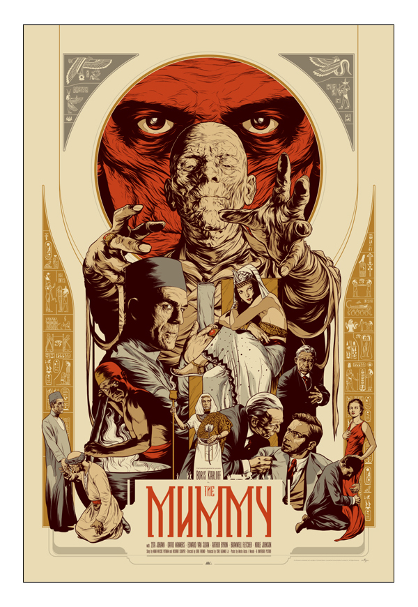 The Mummy Poster by Martin Ansin