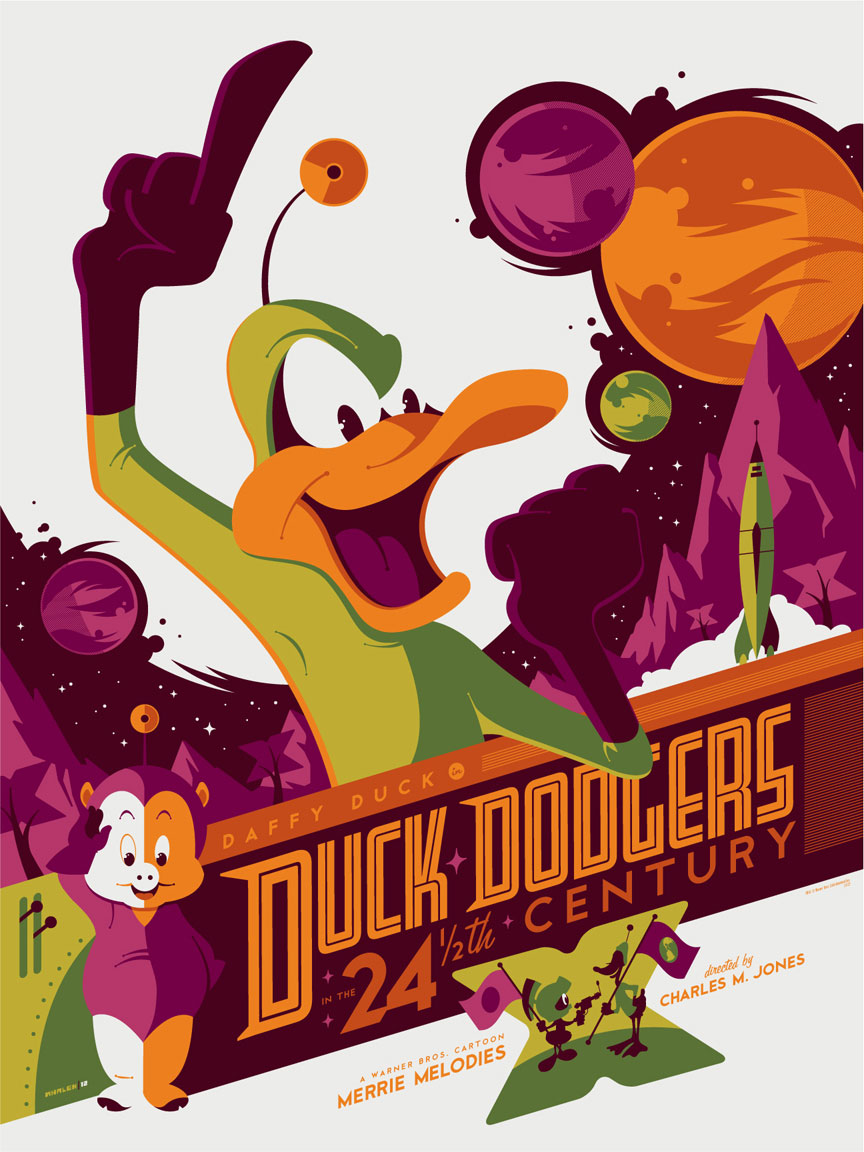 mondo: duck dodgers by Tom Whalen