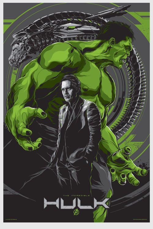 Hulk Avengers poster by Ken Taylor