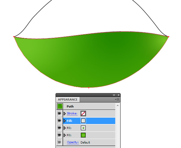 Green Leaf Vector color gradient