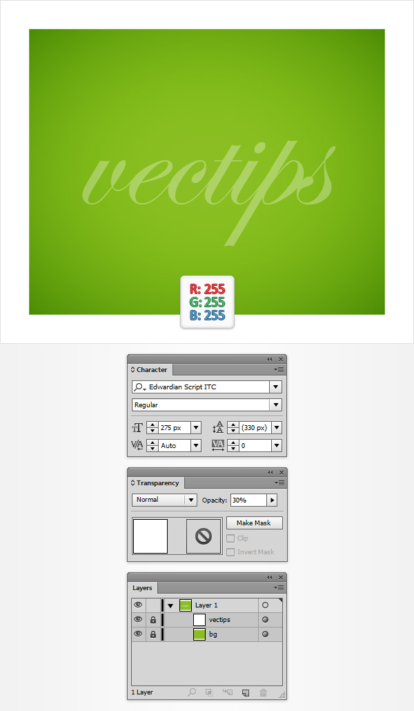 USB vector text effect stencil 