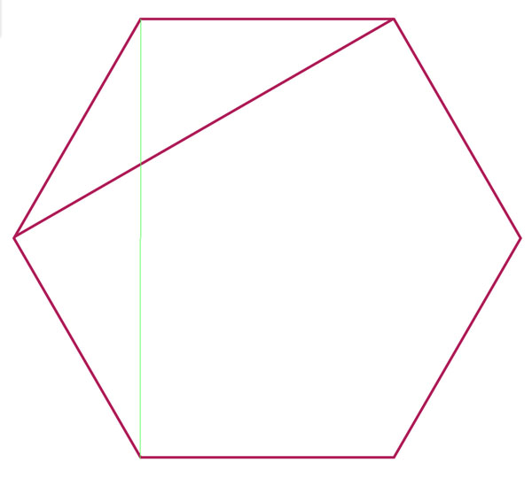 hexagon pattern vector