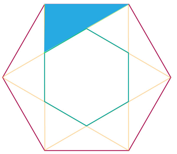 hexagon pattern vector