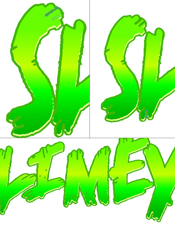 Slime Vector Text