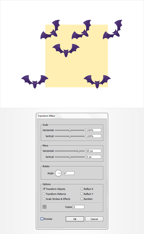 Bat Pattern Vector