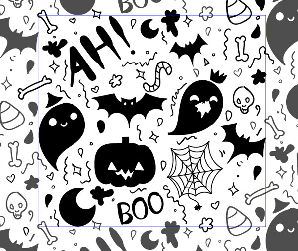 Hand Drawn Halloween Pattern Vector