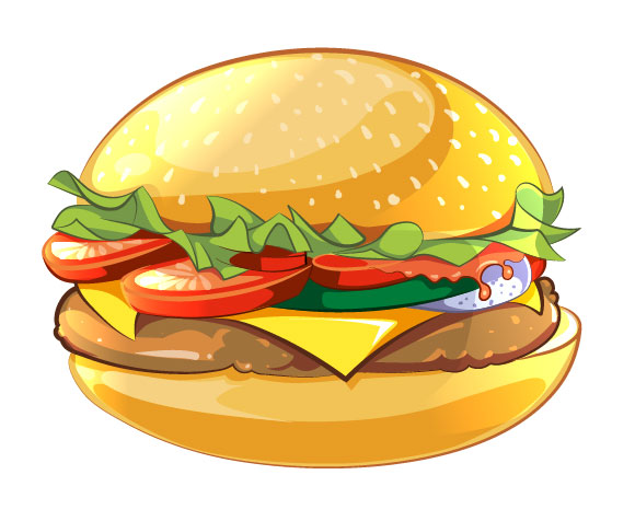 How to Create Cartoon Style Vector Burger - Adobe Illustrator Tutorial -  Vectips