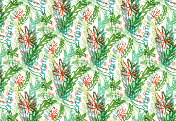 hand-drawn vector pattern final image