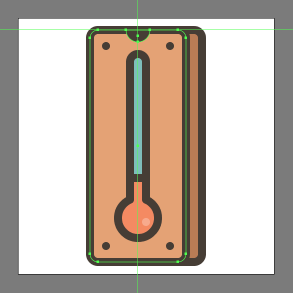 add detail to the Retro Thermometer Icon