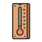 Retro Thermometer Icon