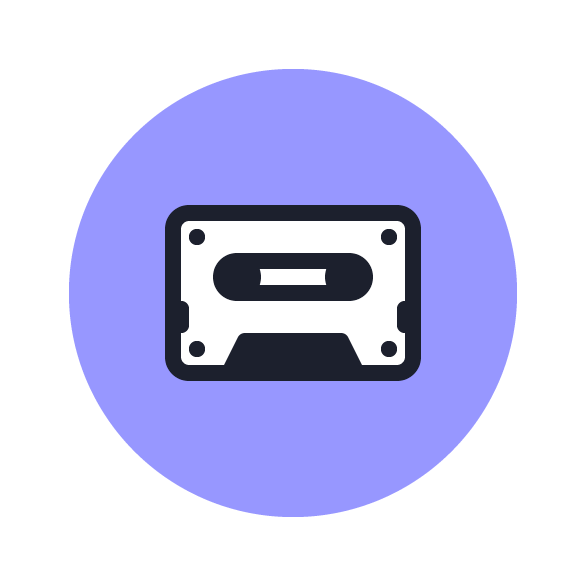 cassette tape icon