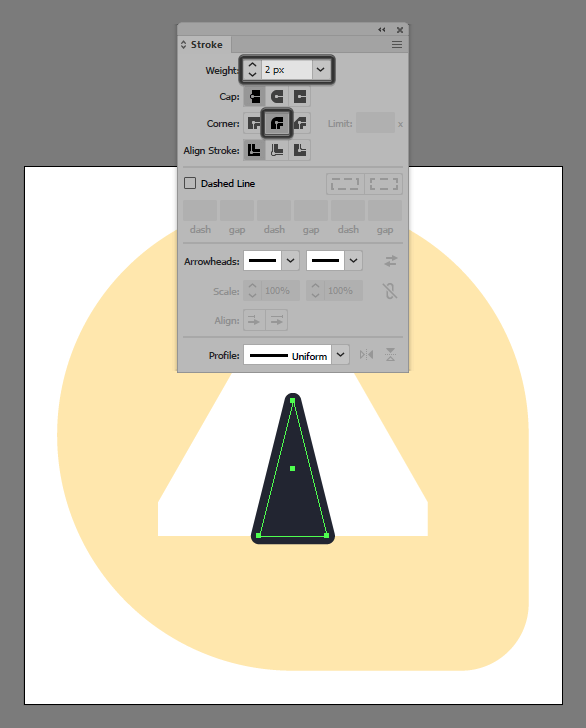 creating the plane shape for the inbox send icon