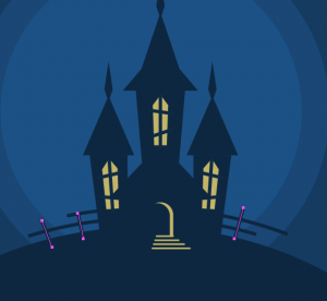 Create a Bootiful Haunted House Halloween Vector Background! - Vectips